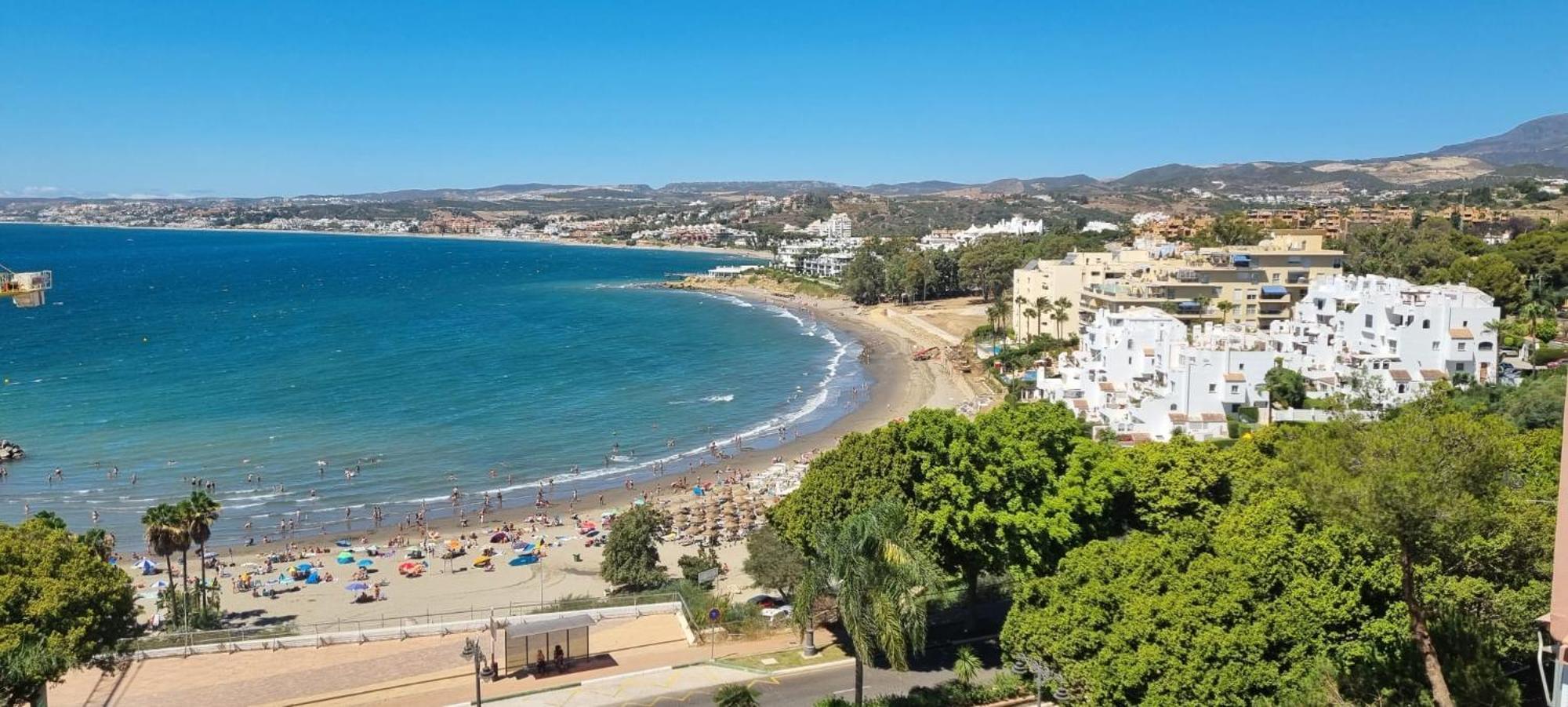 Apartamento Playa Del Cristo Estepona Exterior foto